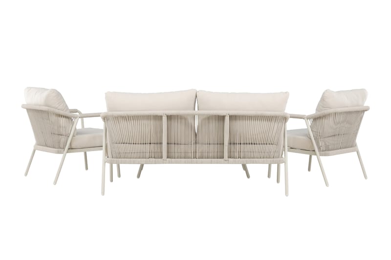 Sicily Soffgrupp Utomhus 4-sits - Beige - Utemöbler - Utegrupp - Loungegrupp