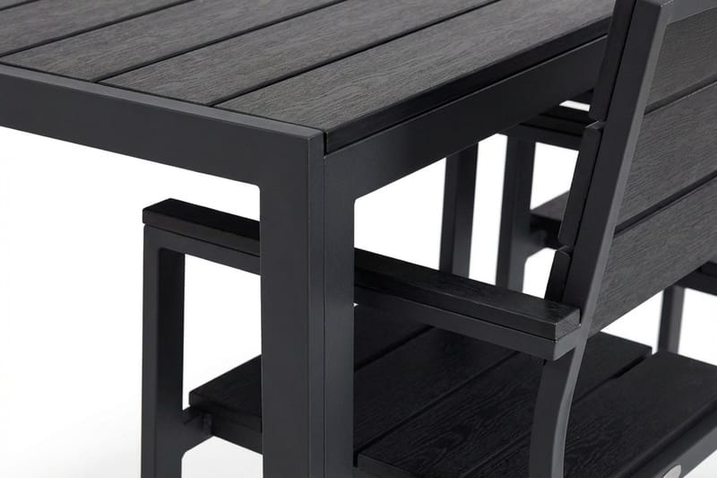 Siri Matgrupp utomhus 150 cm med 4 Tunis Aintwood Stolar - Utemöbler - Utegrupp - Matgrupper utomhus