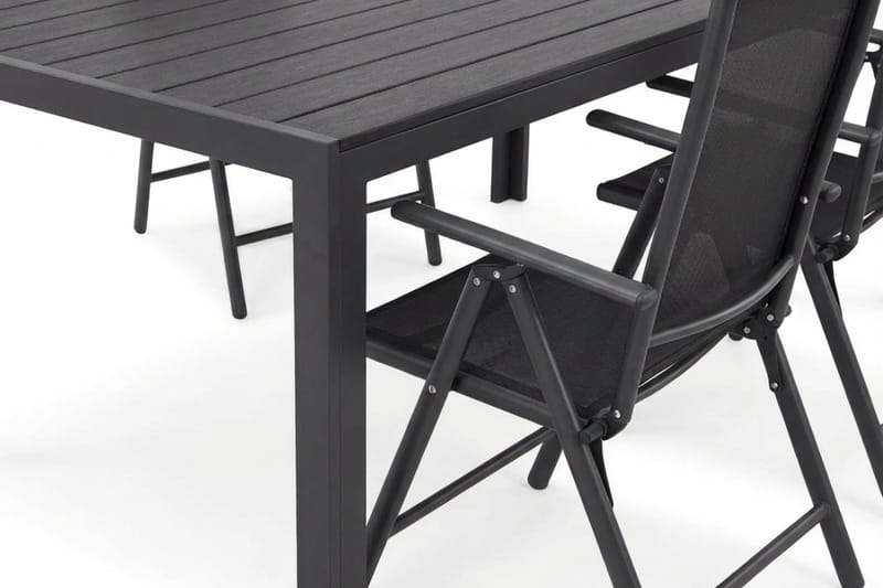 Siri Matgrupp utomhus 205 cm med 6 Maggie Positionsstolar - Utemöbler - Utegrupp - Matgrupper utomhus