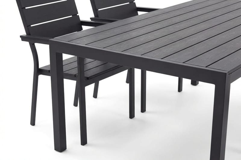 Siri Matgrupp utomhus 205 cm med 6 Tunis Aintwood Stolar - Utemöbler - Utegrupp - Matgrupper utomhus