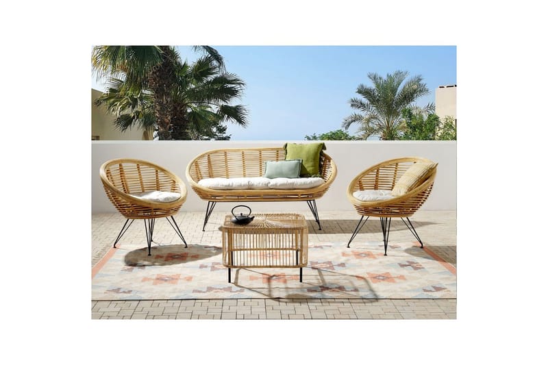 Soffgrupp med bord Maratea/Cesenatico - Utemöbler - Utegrupp - Loungegrupp