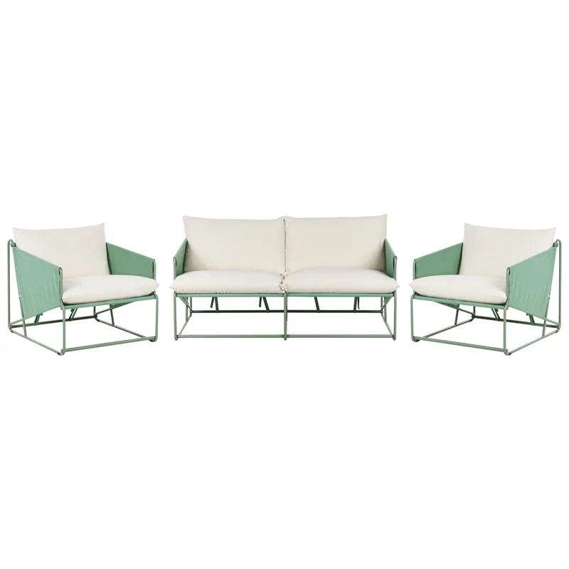 Soffgrupp utomhus 4-Sits Ponte, Grön/Beige