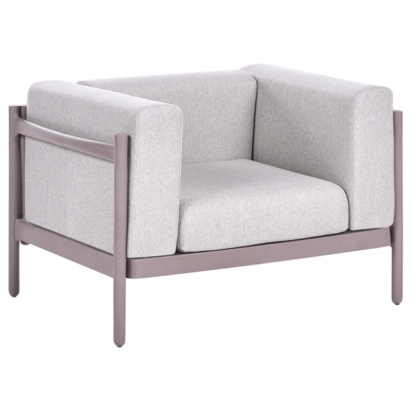 Soffgrupp utomhus med Bord 4-Sits Ferretti - Grå/Beige - Utemöbler - Utegrupp - Loungegrupp