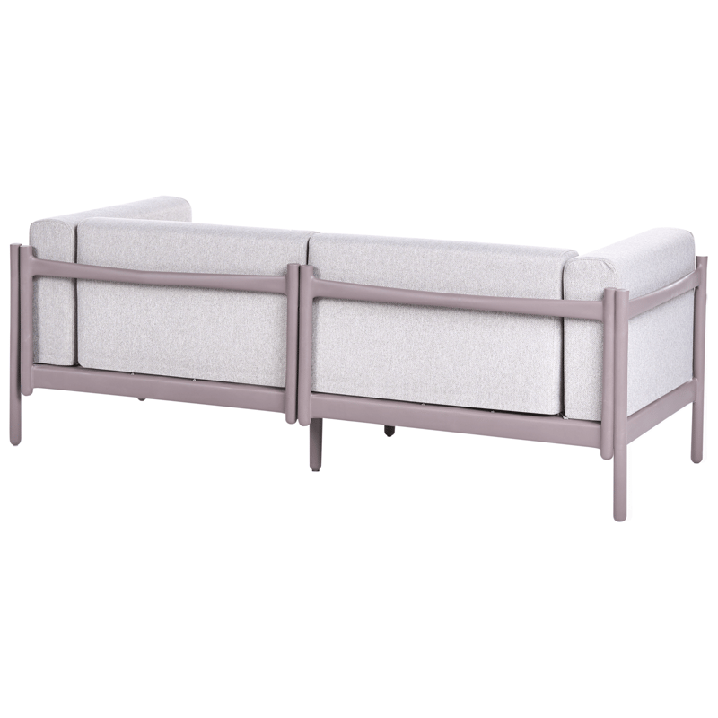 Soffgrupp utomhus med Bord 4-Sits Ferretti - Grå/Beige - Utemöbler - Utegrupp - Loungegrupp