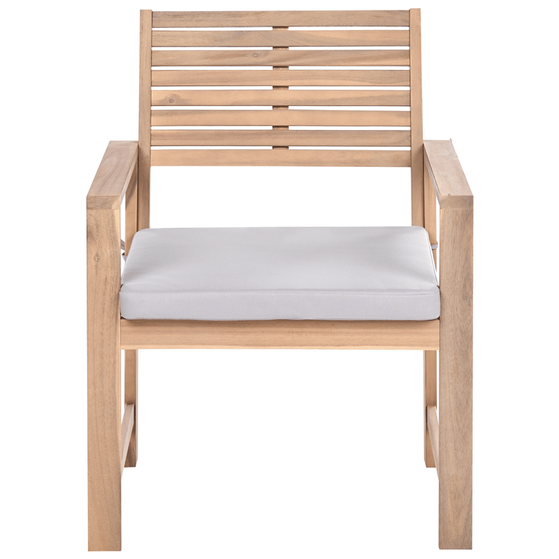 Soffgrupp utomhus med Bord 4-Sits Fiames Akaciaträ - Brun/Grå - Utemöbler - Utegrupp - Loungegrupp