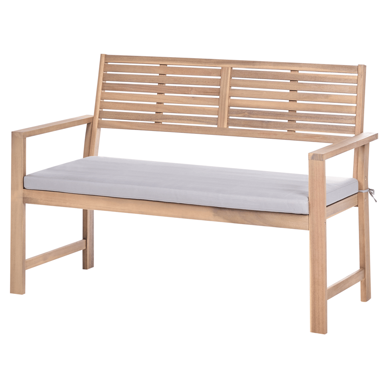 Soffgrupp utomhus med Bord 4-Sits Fiames Akaciaträ - Brun/Grå - Utemöbler - Utegrupp - Loungegrupp