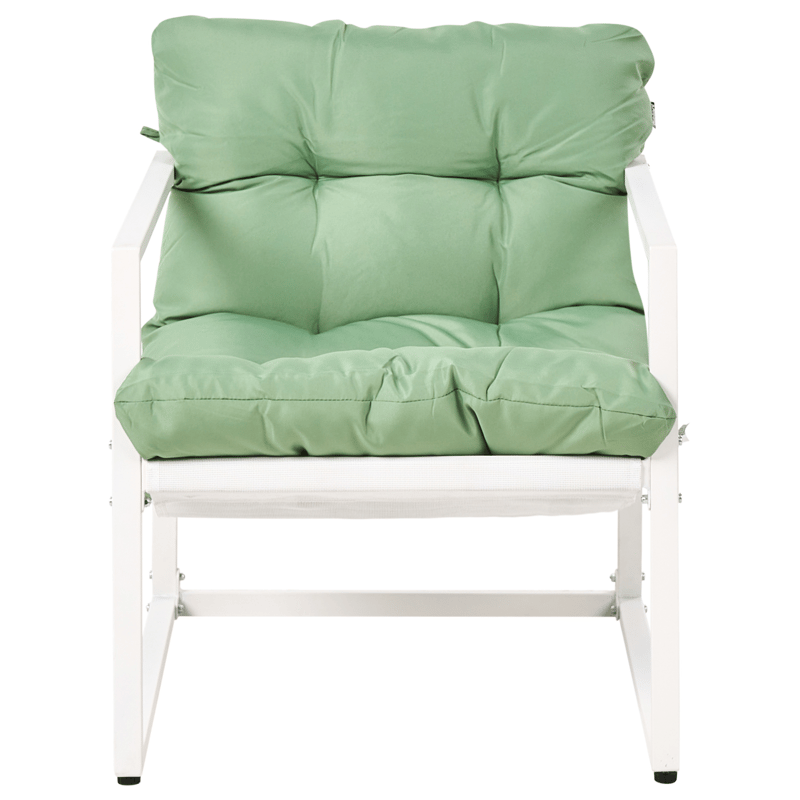 Soffgrupp utomhus med Bord 4-Sits Garda - Grön/Vit - Utemöbler - Utegrupp - Loungegrupp