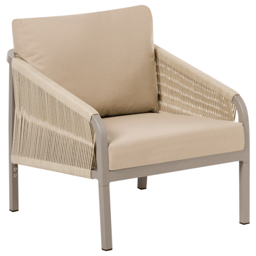 Soffgrupp utomhus med Bord 5-Sits Murato - Beige - Utemöbler - Utegrupp - Loungegrupp