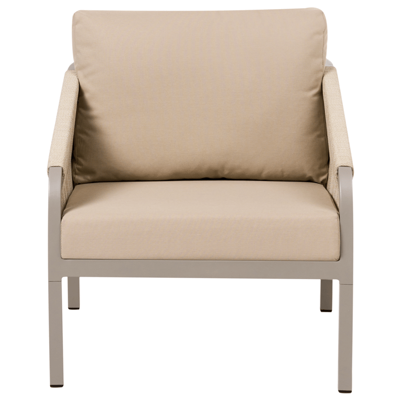 Soffgrupp utomhus med Bord 5-Sits Murato - Beige - Utemöbler - Utegrupp - Loungegrupp