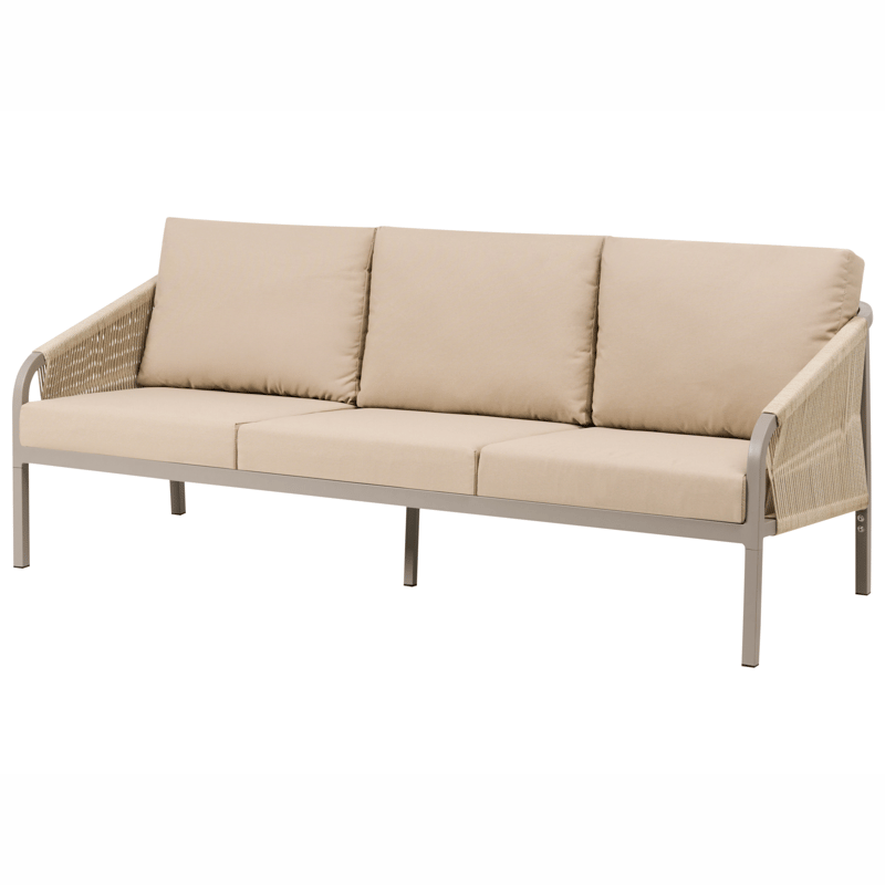 Soffgrupp utomhus med Bord 5-Sits Murato - Beige - Utemöbler - Utegrupp - Loungegrupp