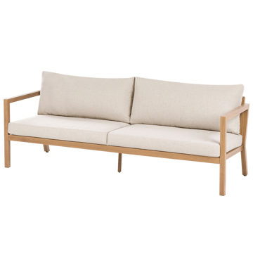 Soffgrupp utomhus med Bord 5-Sits Oneta - Brun/Beige - Utemöbler - Utegrupp - Loungegrupp