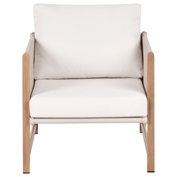 Soffgrupp utomhus med Bord och Fotpall 5-Sits Nola - Beige/Brun - Utemöbler - Utegrupp - Loungegrupp