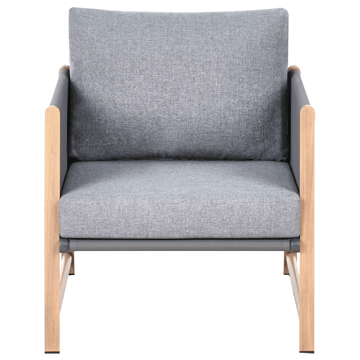 Soffgrupp utomhus med Bord och Fotpall 5-Sits Nola - Grå/Brun - Utemöbler - Utegrupp - Loungegrupp