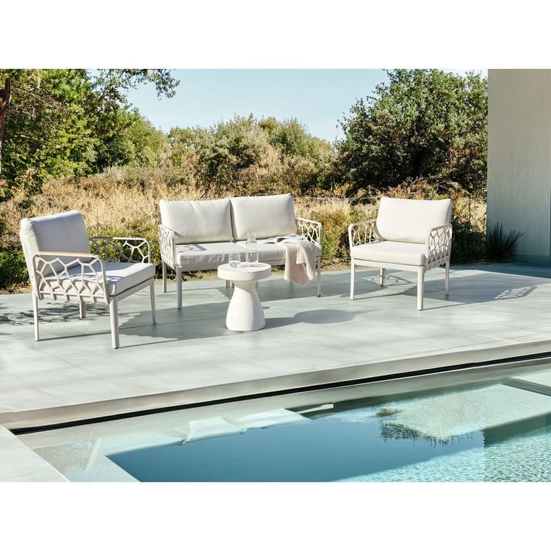 Soffset Eriche - Beige, brun - Utemöbler - Utegrupp - Loungegrupp