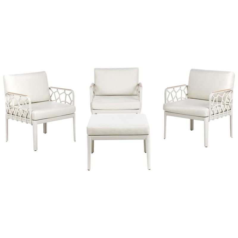 Soffset Eriche - Beige, brun - Utemöbler - Utegrupp - Loungegrupp