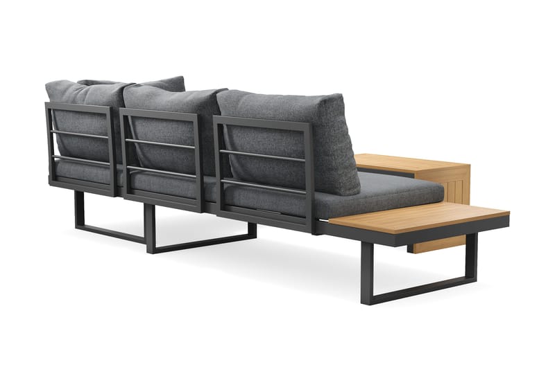 Sonia Soffgrupp Utomhus  4-sits - Grå - Utemöbler - Utegrupp - Loungegrupp