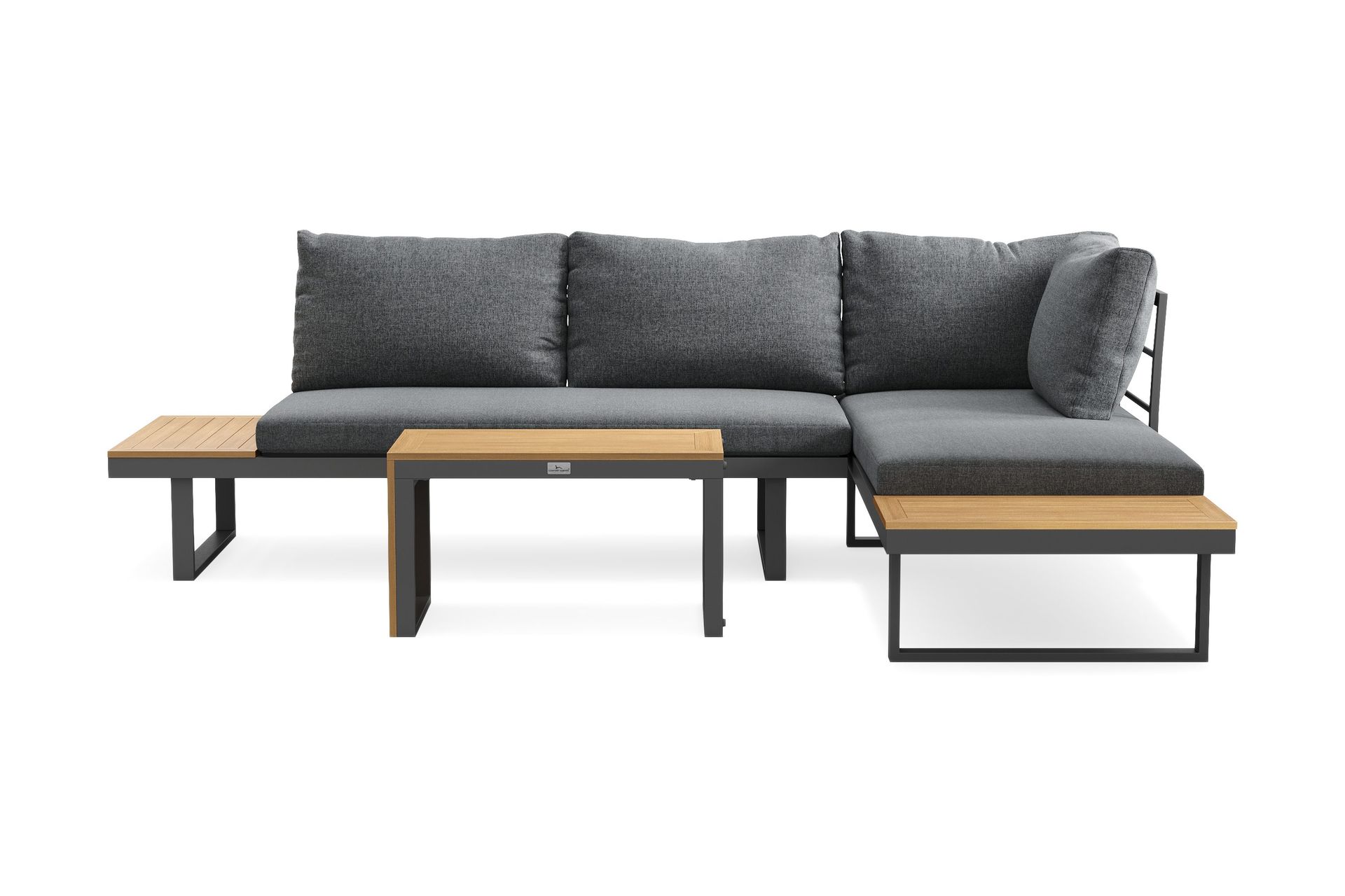 sonia soffgrupp utomhus 4-sits - grå