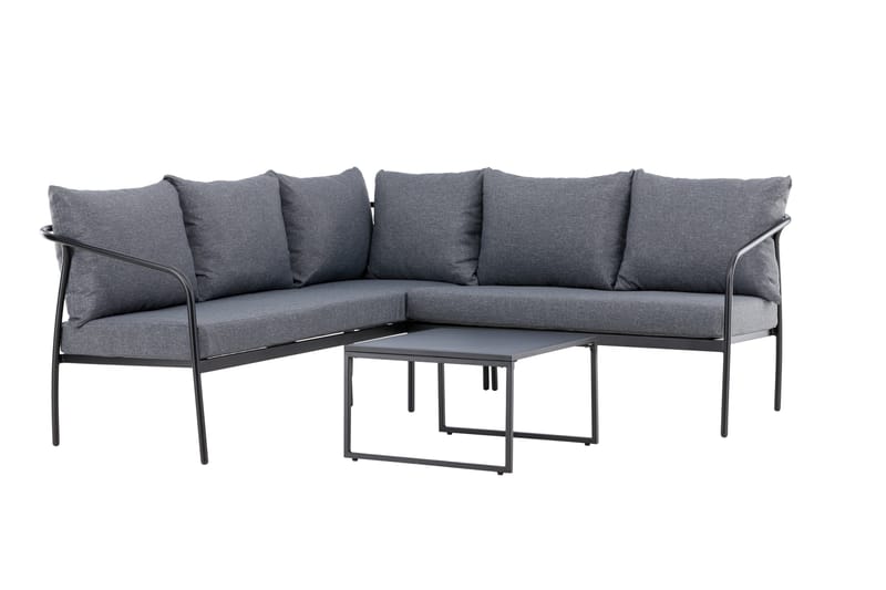 SPIRA Soffgrupp Utomhus Svart - Venture Home - Utemöbler - Utegrupp - Loungegrupp