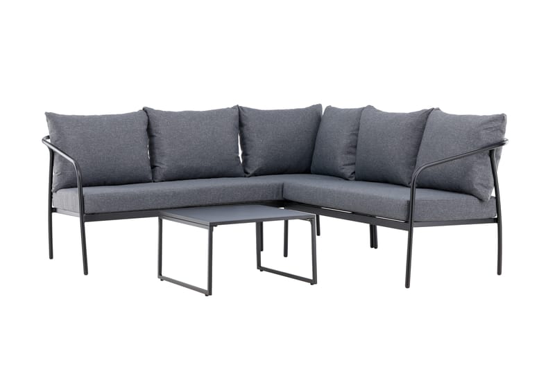 SPIRA Soffgrupp Utomhus Svart - Venture Home - Utemöbler - Utegrupp - Loungegrupp