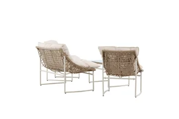 Tina Soffgrupp Utomhus 4-sits - Beige - Utemöbler - Utegrupp - Loungegrupp