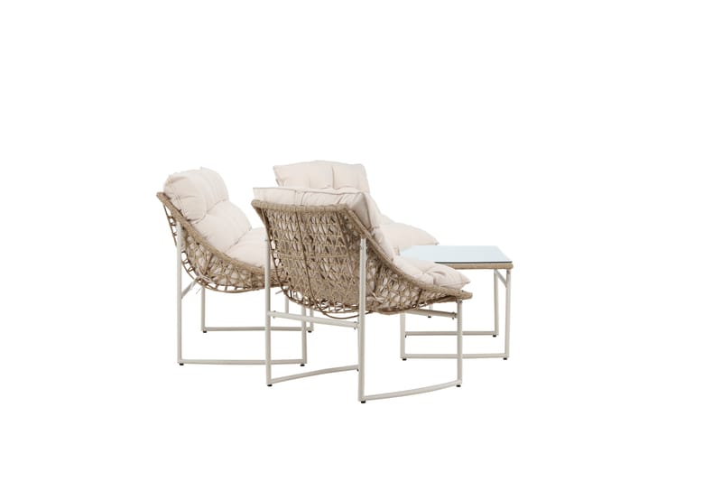 Tina Soffgrupp Utomhus 4-sits - Beige - Utemöbler - Utegrupp - Loungegrupp
