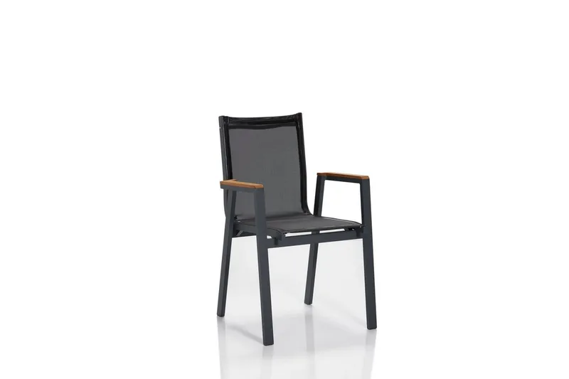 Trädgårdsbord & stolar (7 delar) Narellan Grå Valnöt - Grå Valnöt - Utemöbler - Utegrupp - Matgrupper utomhus