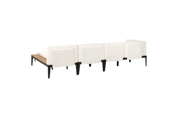 Trädgårdshörnsoffa med bord 4-sits Bracciano - Utemöbler - Utegrupp - Loungegrupp