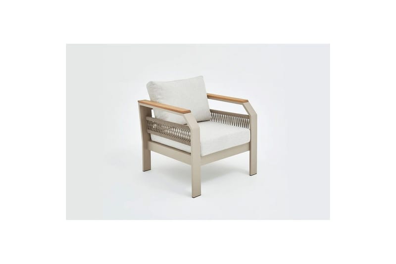 Trädgårdsloungeset Farra Beige - Beige - Utemöbler - Utegrupp - Loungegrupp