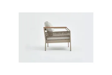 Trädgårdsloungeset Farra Beige - Beige - Utemöbler - Utegrupp - Loungegrupp