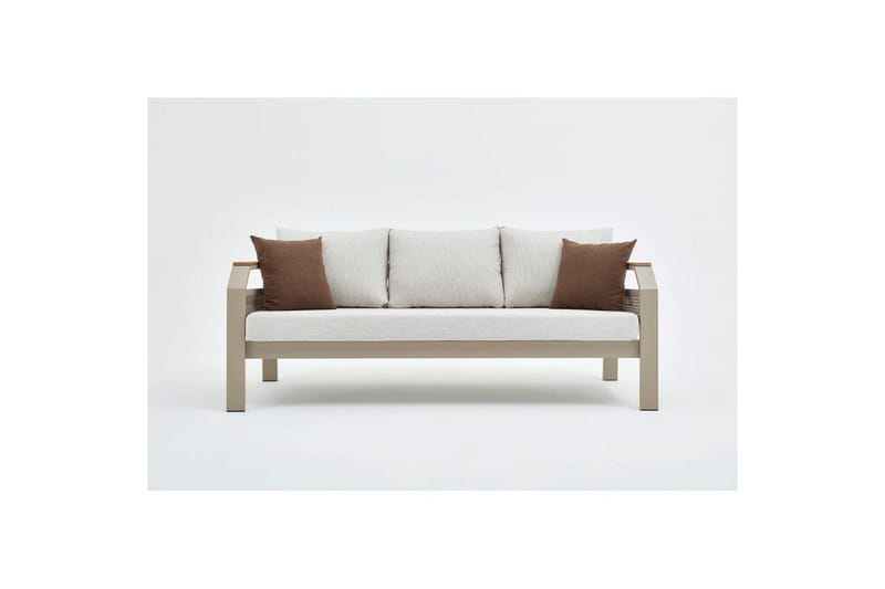 Trädgårdsloungeset Farra Beige - Beige - Utemöbler - Utegrupp - Loungegrupp