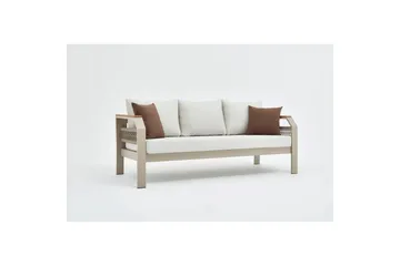 Trädgårdsloungeset Farra Beige - Beige - Utemöbler - Utegrupp - Loungegrupp