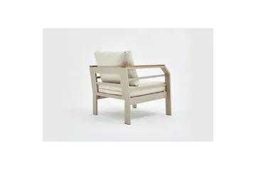 Trädgårdsloungeset Sudassento Beige - Beige - Utemöbler - Utegrupp - Loungegrupp