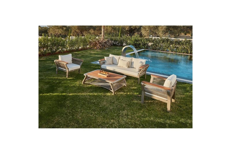 Trädgårdsloungeset Wynthor Cappucino, Koppar