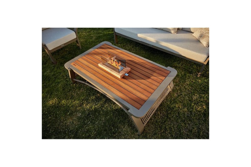 Trädgårdsloungeset Wynthor Cappucino - Koppar - Utemöbler - Utegrupp - Loungegrupp