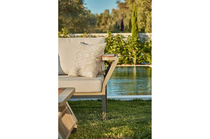 Trädgårdsloungeset Wynthor Cappucino - Koppar - Utemöbler - Utegrupp - Loungegrupp