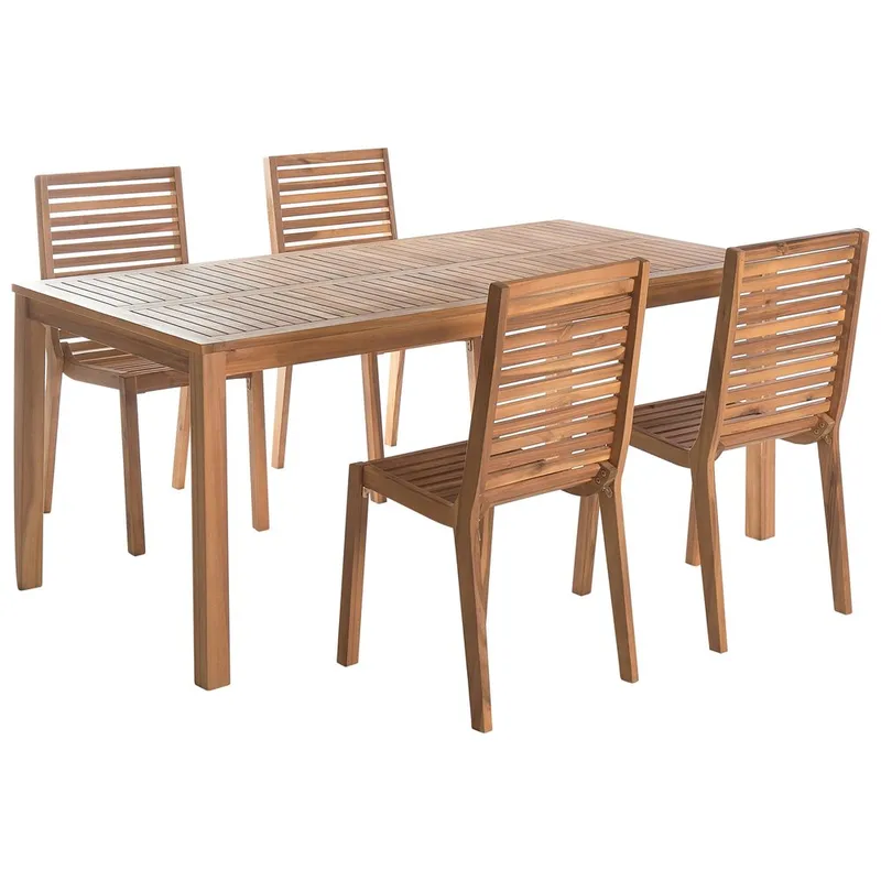 Trädgårdsmatgrupp 4-sits Ombriano