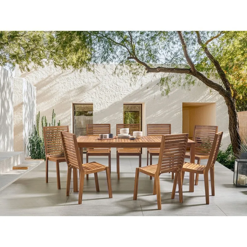 Trädgårdsmatgrupp 8-sits Ombriano - Utemöbler - Utegrupp - Matgrupper utomhus