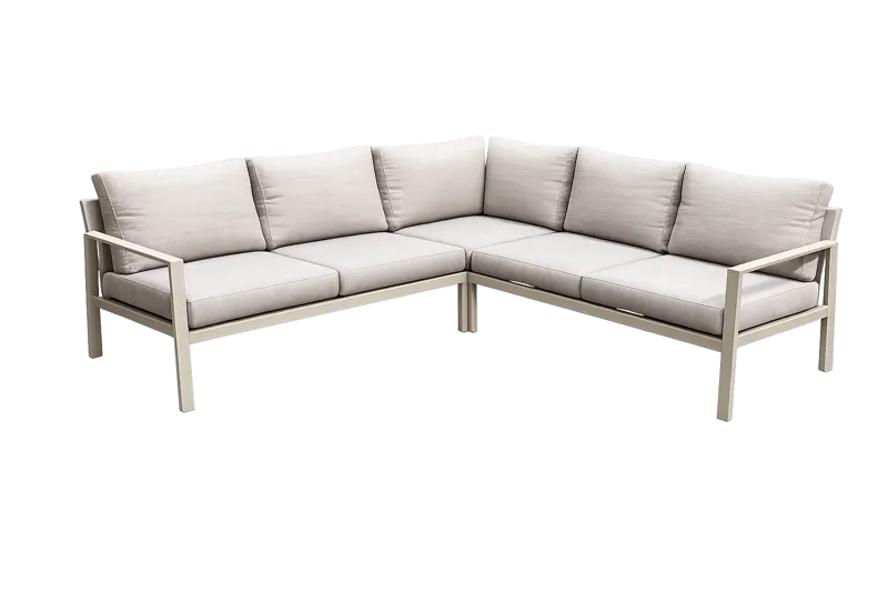 Trädgårdsmöbelgrupp Palermo hörnset - beige - Utemöbler - Utegrupp - Loungegrupp