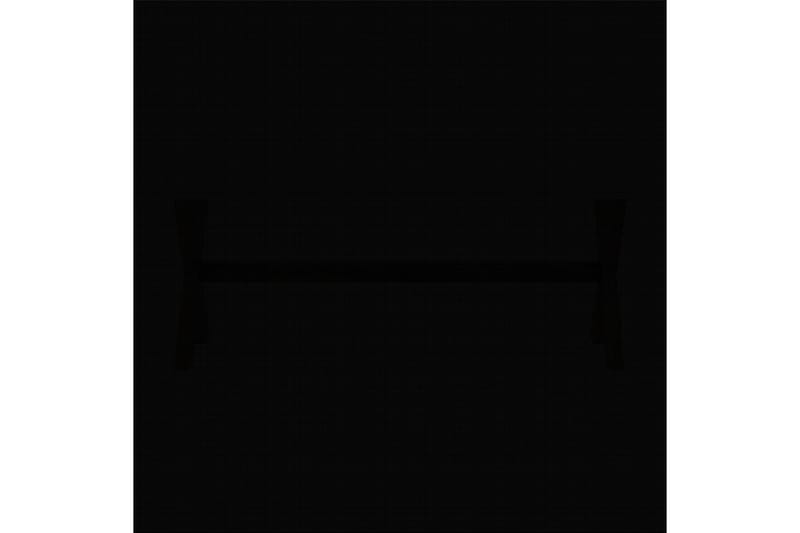 Trädgårdsmöbelset Olbia 6-sits Krämvit/svart/ljust trä - Krämvit/svart/ljust trä - Utemöbler - Utegrupp - Matgrupper utomhus