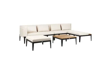Trädgårdssoffgrupp med bord 4-sits Bracciano - Utemöbler - Utegrupp - Loungegrupp