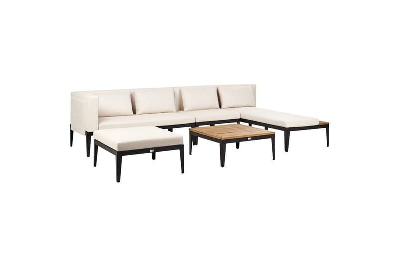 Trädgårdssoffgrupp med bord 4-sits Bracciano - Utemöbler - Utegrupp - Loungegrupp