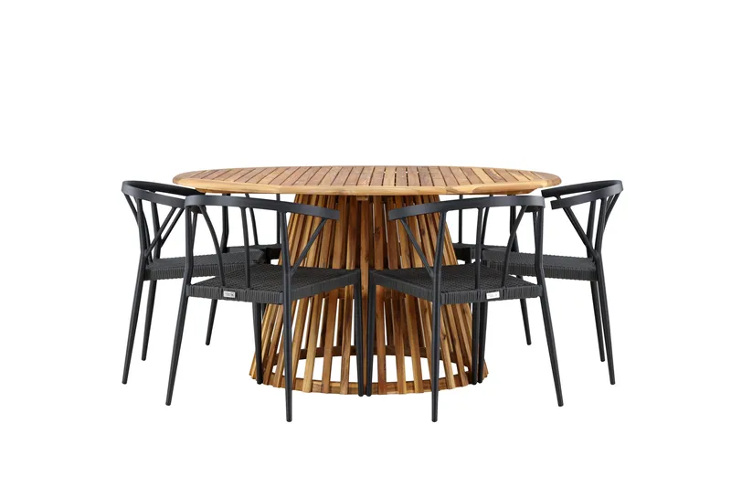 Tucumán Matgrupp Utomhus + 6 Utestolar, Natur