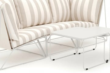 Usteryd utomhus rak 3-sits soffa - Beige/Striped - Utemöbler - Utegrupp - Loungegrupp