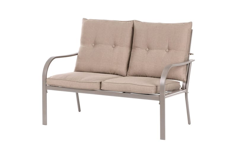 Utegrupp Mestrino - Beige, svart - Utemöbler - Utegrupp - Loungegrupp