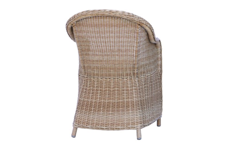 Utomhusmöbelgrupp 150 cm Bord & 4 Belize naturell stolar Grå - Grå - Utemöbler - Utegrupp - Matgrupper utomhus