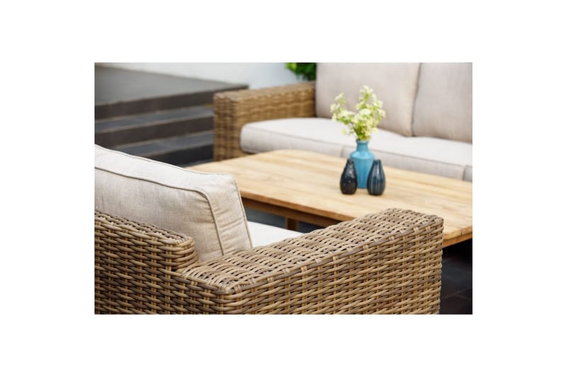 Utomhusmöbelgrupp Lifestyle Garden Bahamas 2 x 3-sits & soffbord 110 - Utemöbler - Utegrupp - Loungegrupp