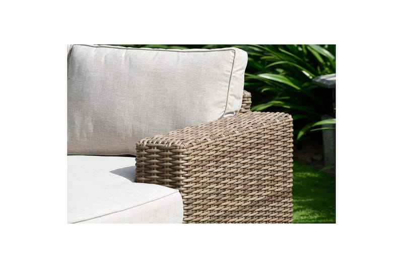 Utomhusmöbelgrupp Lifestyle Garden Barbados 2-sits & schäslong vänster soffbord 110 - Utemöbler - Utegrupp - Loungegrupp