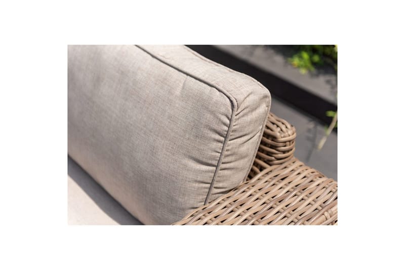 Utomhusmöbelgrupp Lifestyle Garden Barbados 2-sits & schäslong vänster soffbord 110 - Utemöbler - Utegrupp - Loungegrupp