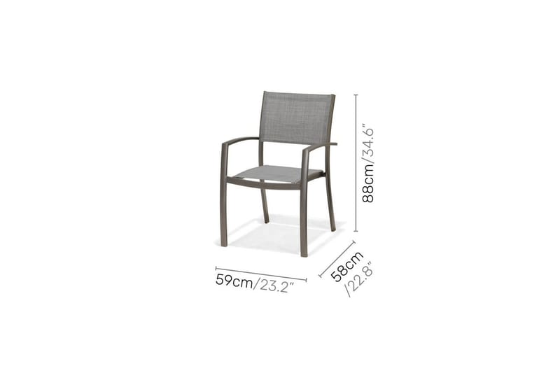 Utomhusmöbelgrupp Lifestyle Garden Solana 163 cm 4 carverstolar + 2 pos. fotölj - 4 carverstolar + 2 pos. fotölj - Utemöbler - Utegrupp - Matgrupper utomhus