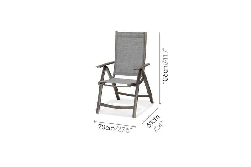 Utomhusmöbelgrupp Lifestyle Garden Solana 163 cm 4 carverstolar + 2 pos. fotölj - 4 carverstolar + 2 pos. fotölj - Utemöbler - Utegrupp - Matgrupper utomhus